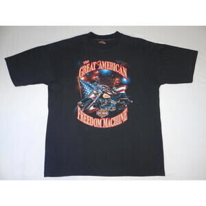 Vintage Harley-Davidson The Great American Freedom Machine T-Shirt XL